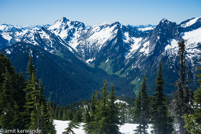 snow capped Mt Dickerman